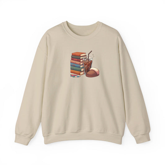 Books and Coffee Crewneck